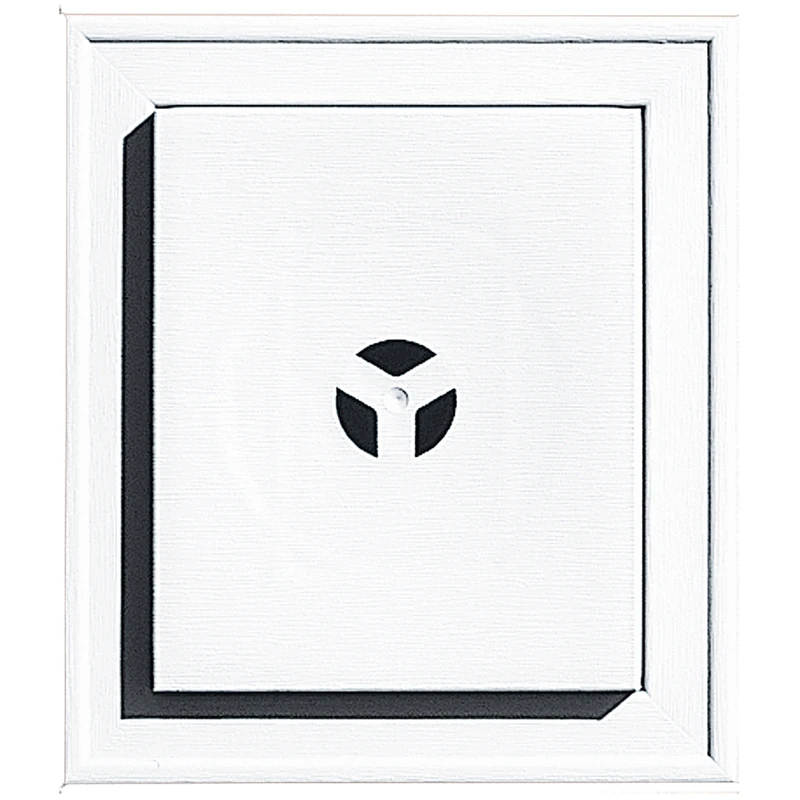 8 In. H X 1-1/2 In. L Prefinished White Vinyl Mounting Block