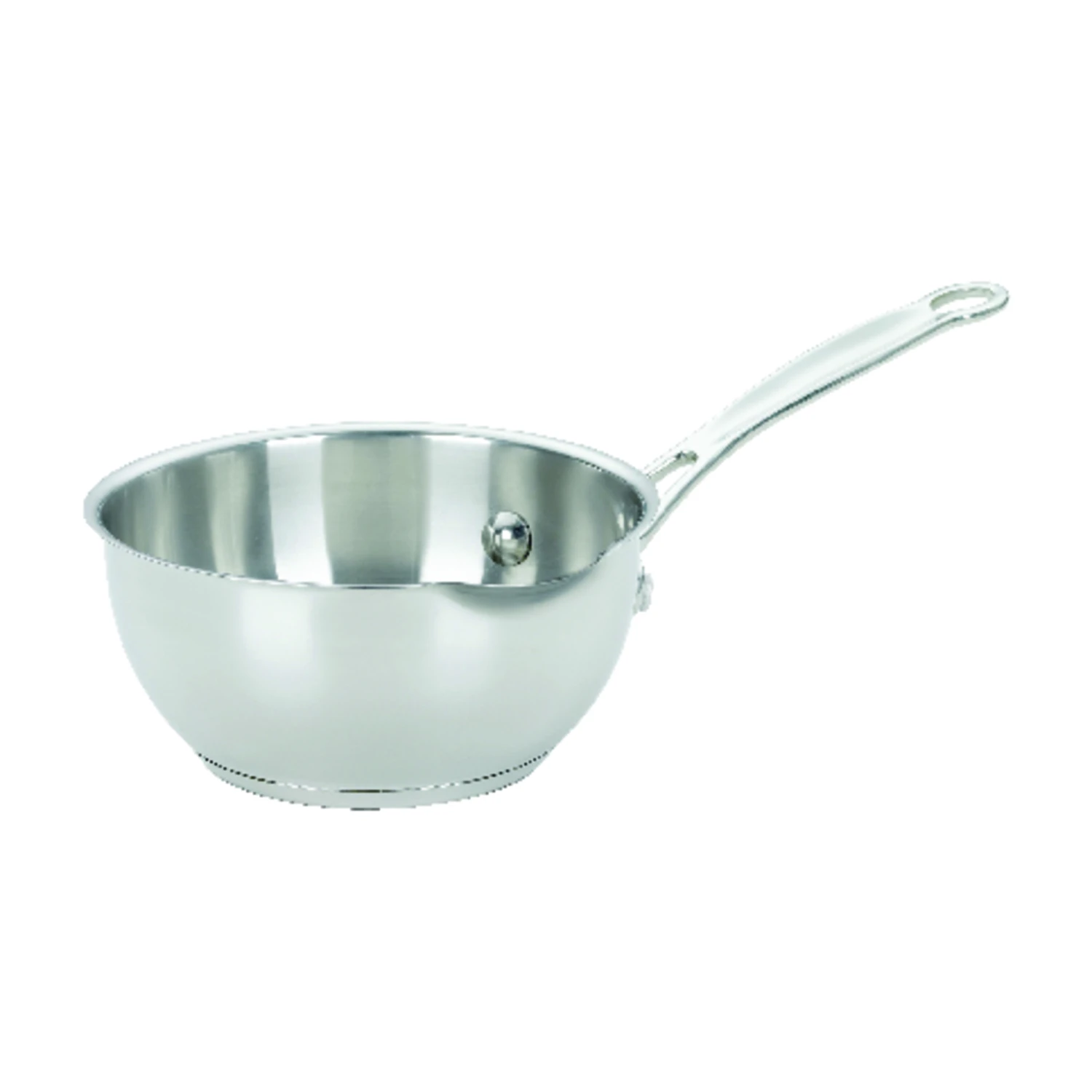 Chef's Classic Stainless Steel Saucepan 1 Quart Silver With Pour Spout