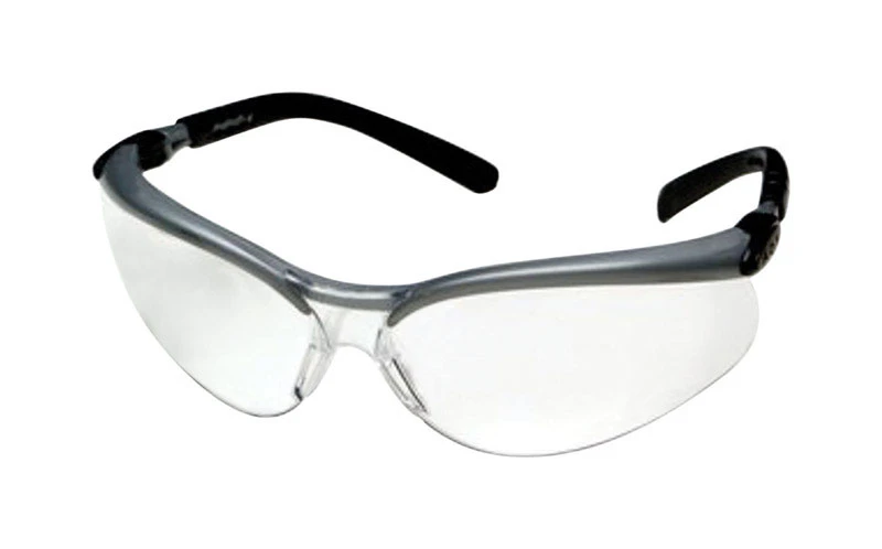 3M BX Anti-Fog Safety Glasses with Clear Lens – Adjustable Black & Silver Half-Frame