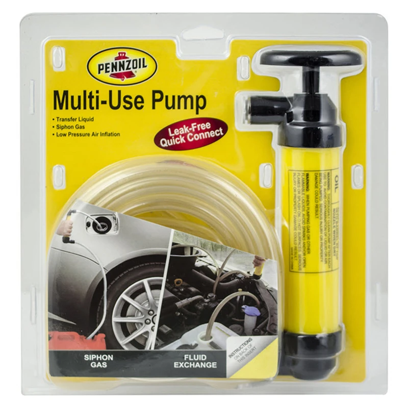 Piston Action Plastic 51 In. Siphon Pump For Gas And Liquids