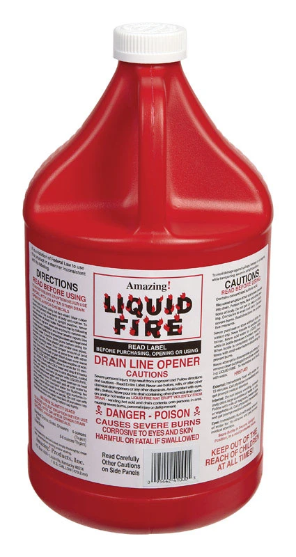 Liquid Drain Opener 1 Gallon - Professional Drain Cleaning Solution