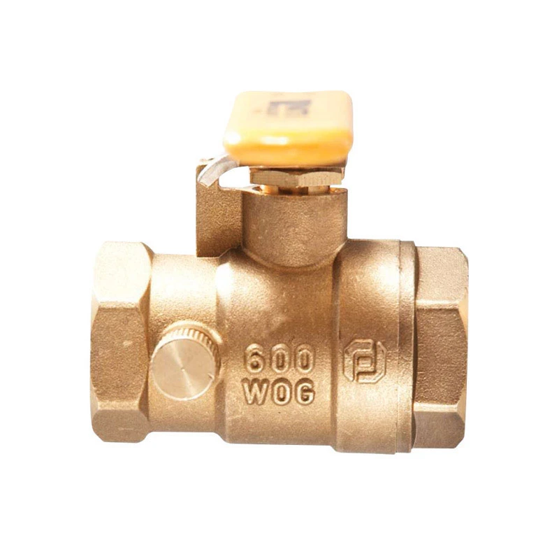 3/4 In. Brass Sweat Ball Valve With Drain Full Port - Model 123626