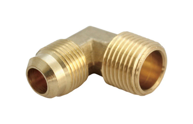 3/8 In. Flare X 1/2 In. D Mpt Brass 90 Degree Street Elbow