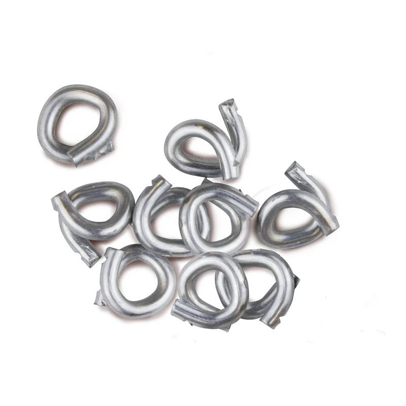 Lem 3/8 Inch Silver Steel Hog Rings For Wild Game Processing
