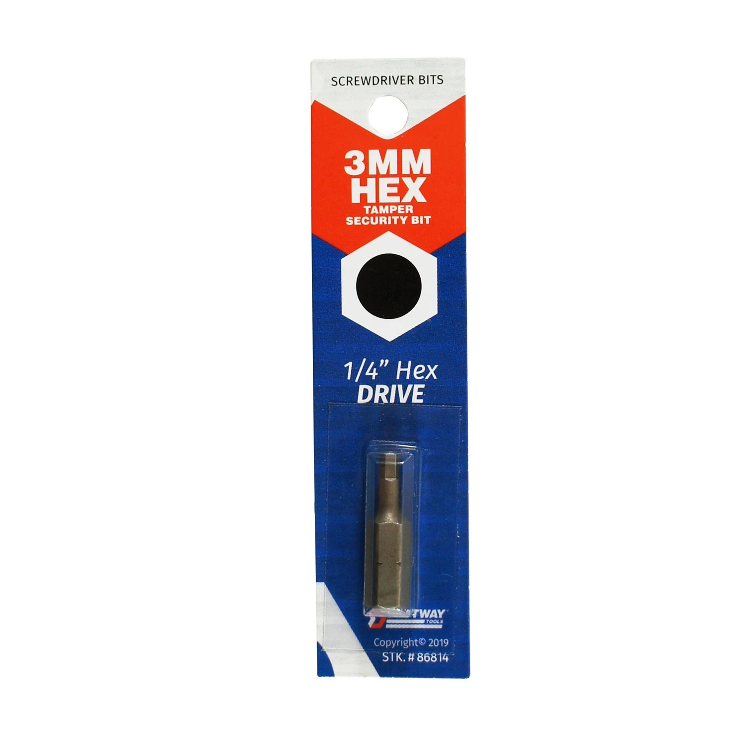 Best Way Tools Hex 3 Mm X 1 In. L Tamper-proof Security Bit Carbon Steel 1 Pc
