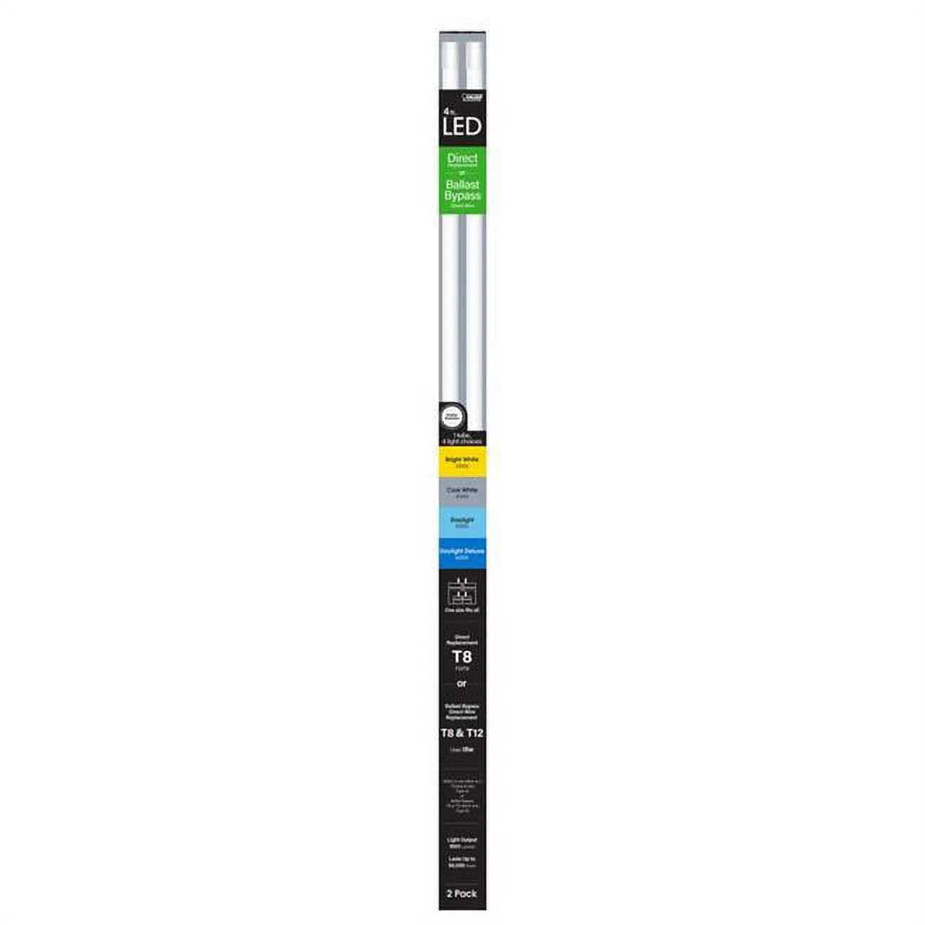 LED LINEAR LAMP 18W 2PK