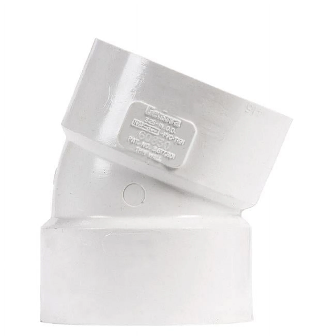 Schedule 30 3 In. Hub X 3 In. D Hub Pvc Elbow - Durable Plastic Fitting