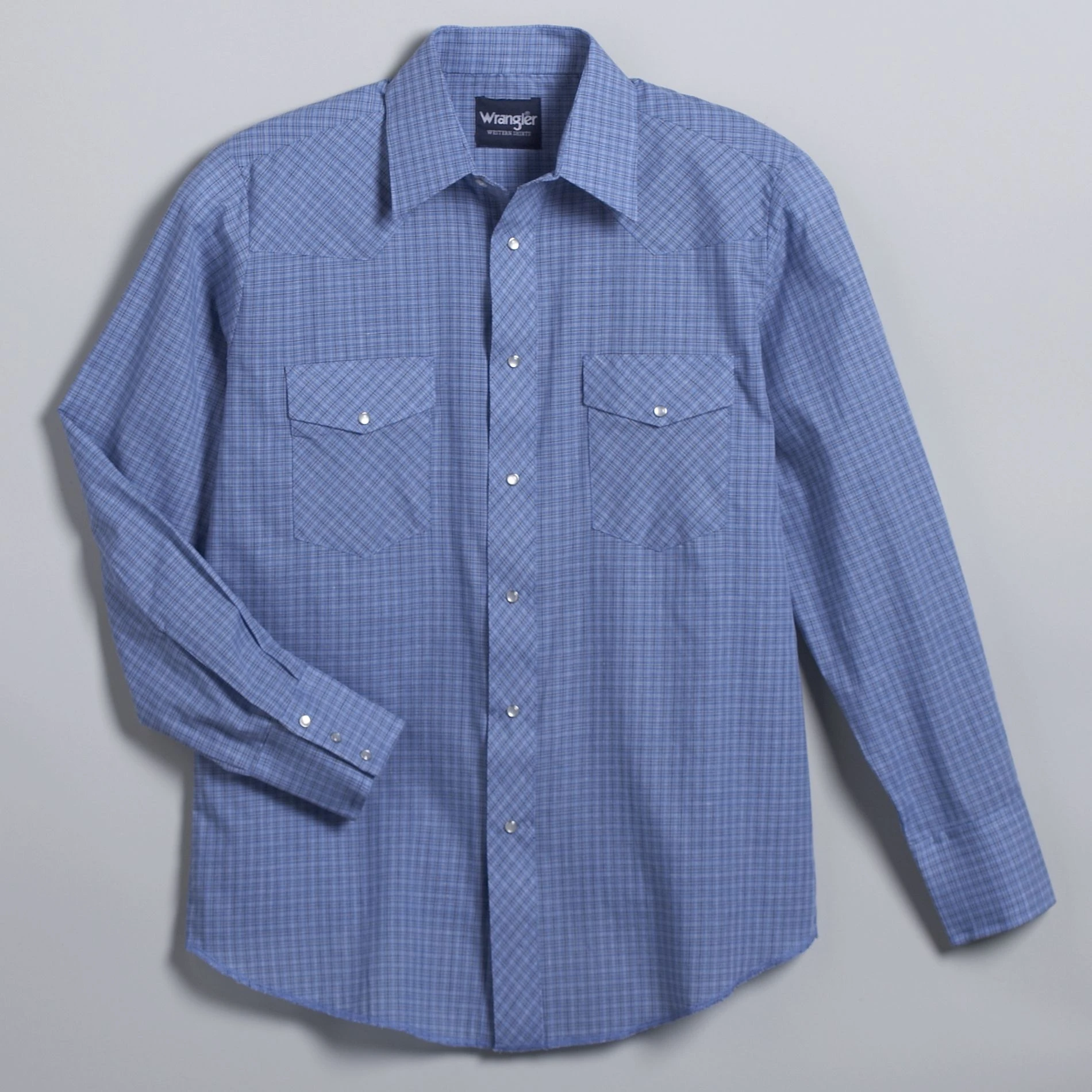 Men's Classic Long Sleeve Woven Western Shirt - Assorted Stripe & Plaid, Xx-large