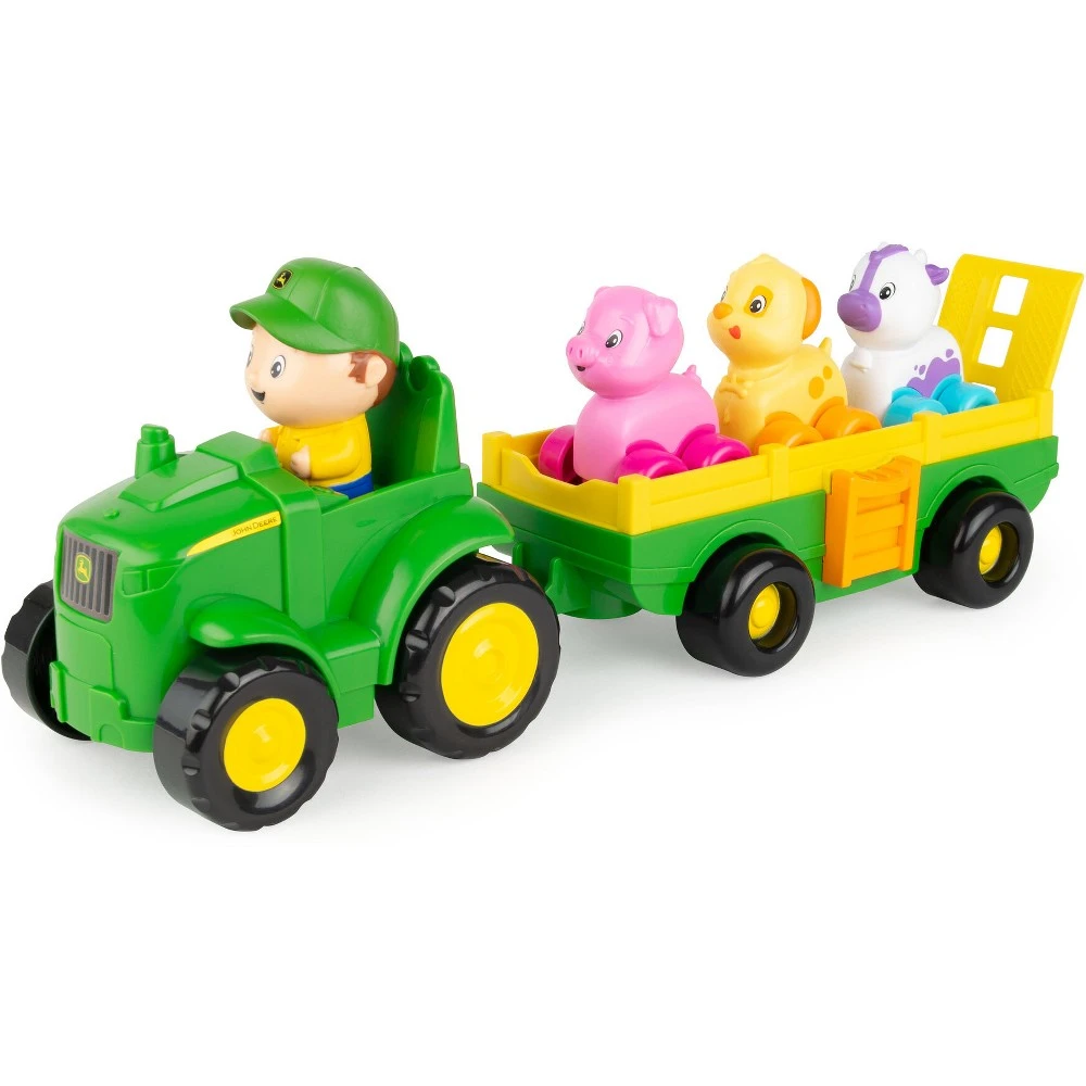 Animal Sounds Wagon Ride Toy For Ages 12 Months And Up