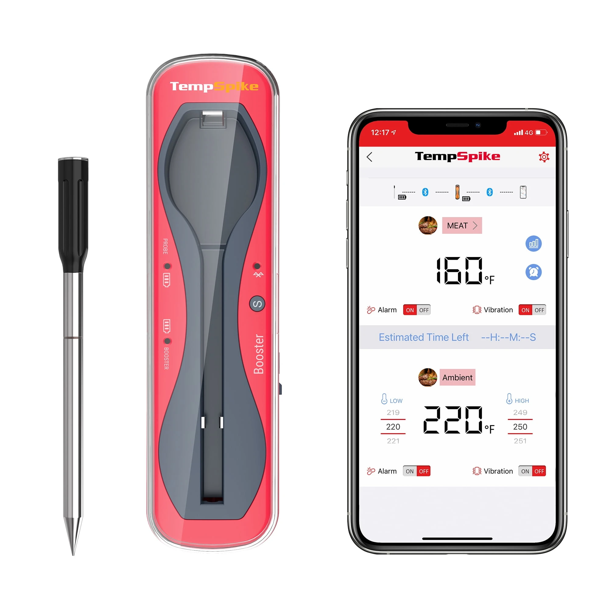 Tp960w Digital Bluetooth Enabled Grill/meat Thermometer With Dual Probes