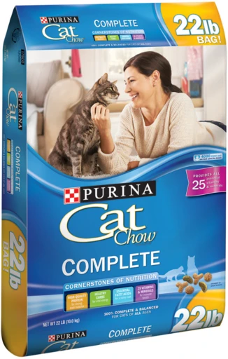 Cat Chow Complete High Protein Dry Cat Food With Chicken - 20 Lb Bag