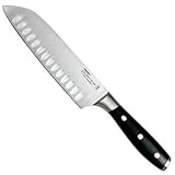 Stainless Steel 7-inch Santoku Knife - Precision Cutting Tool