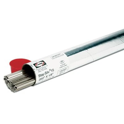 61035 Stay-silv 15 Silver Brazing Alloy 28 Sticks 0.12 X 20 In.