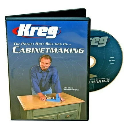 V03-dvd Pocket Hole Joinery Dvd For Cabinet Making Techniques