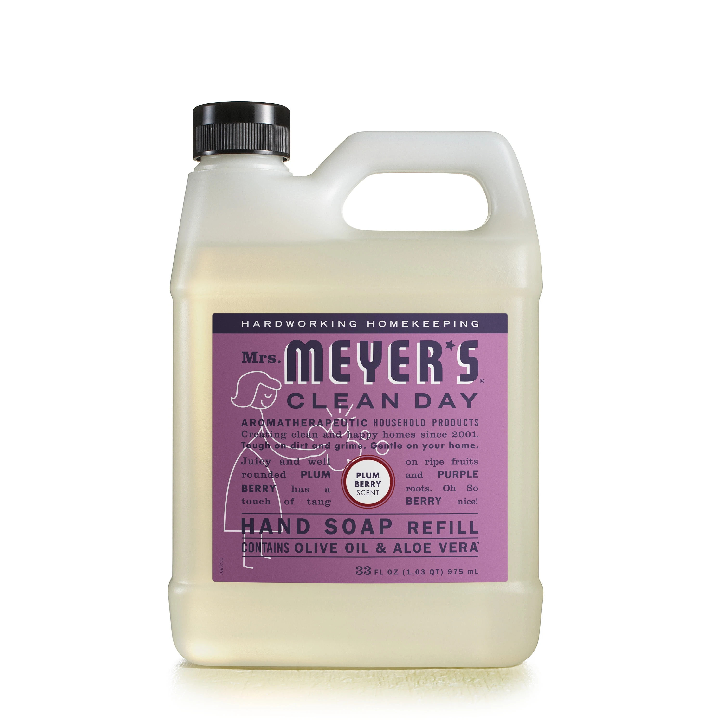 Mrs. Meyer's Clean Day Plum Berry Scent Hand Soap Refill 33 oz