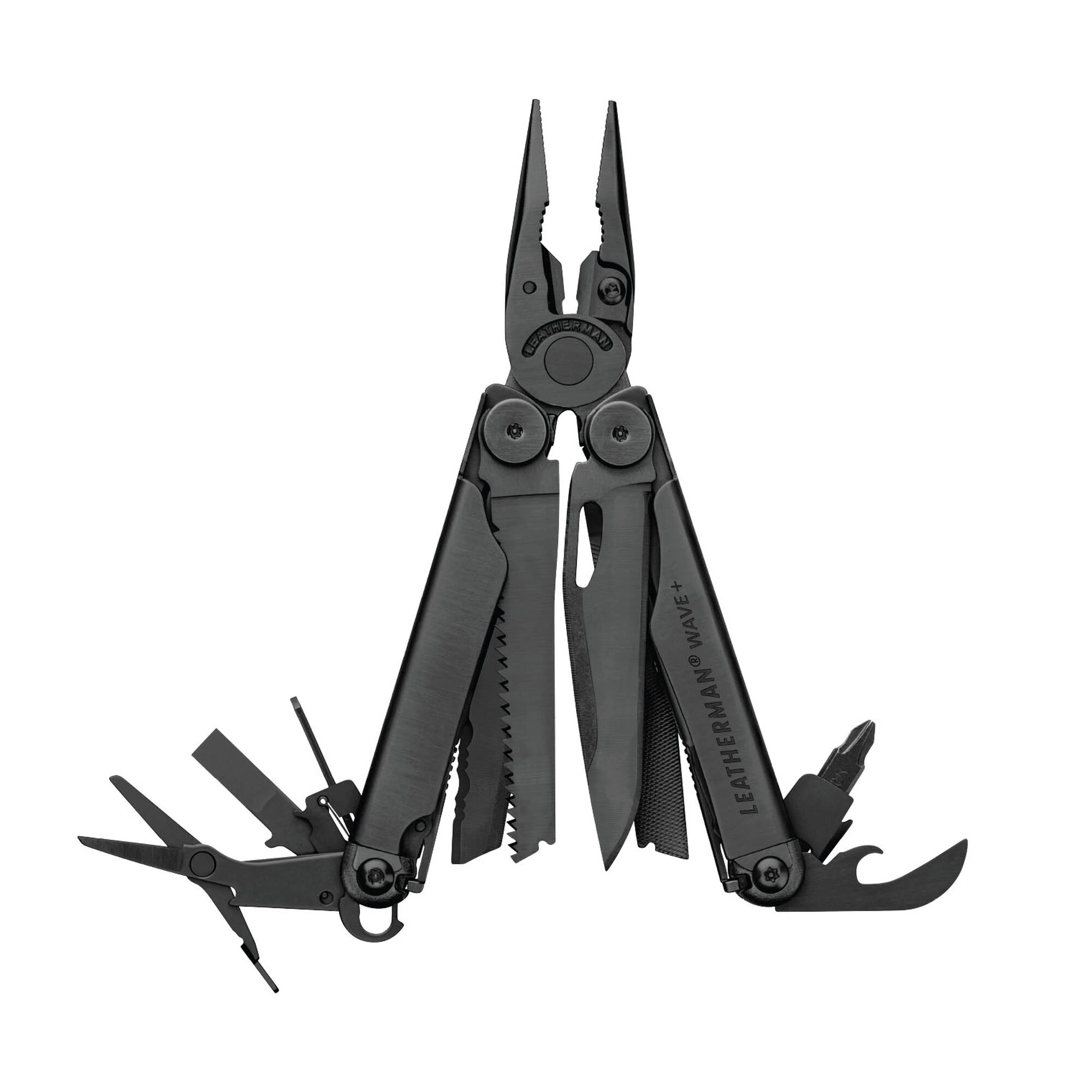 Wave+ Black Multi-tool With Nylon Sheath And Replaceable Wire Cutters