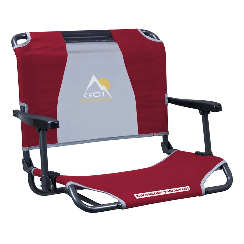 Big Comfort 1-position Red Hard Arm Stadium Chair Model 10318