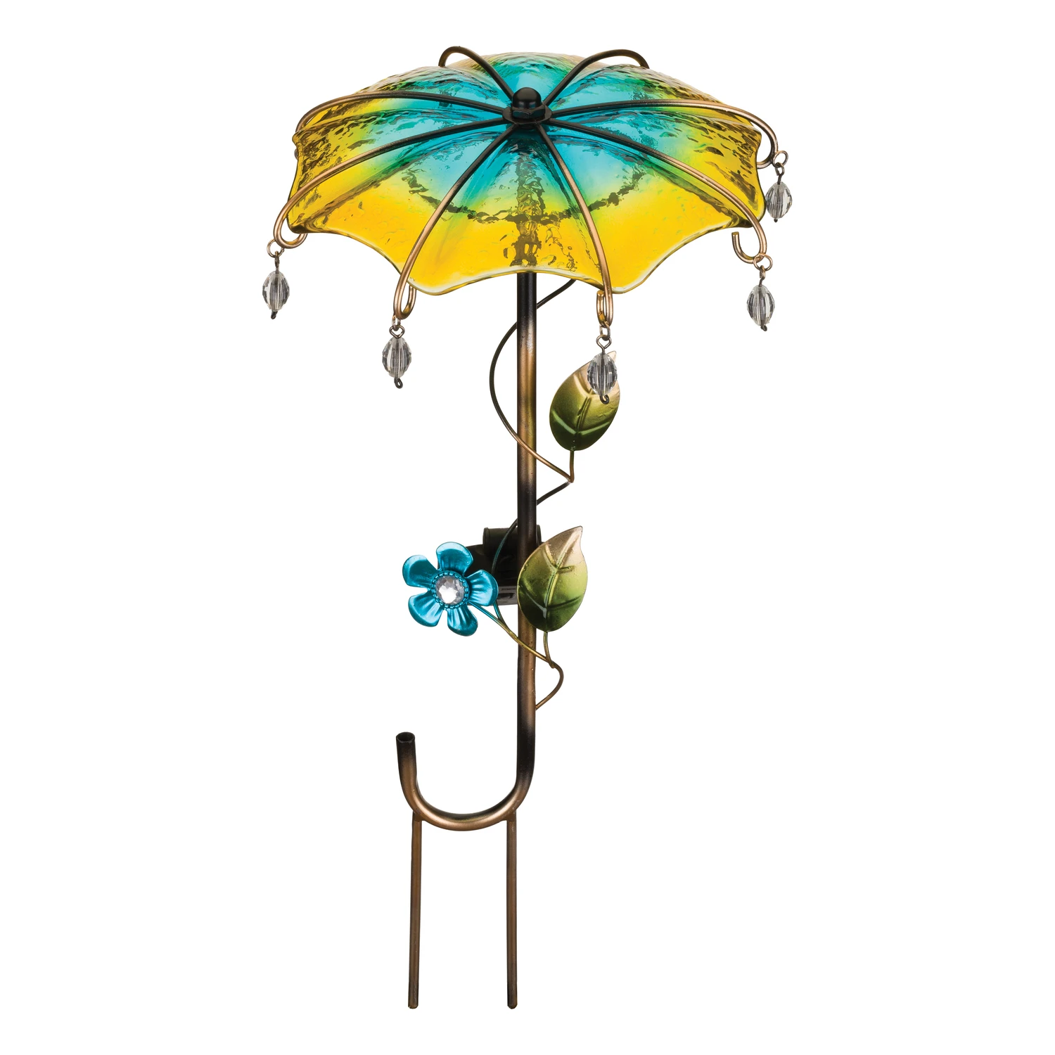 YELLOW UMBREELLA SOLAR STAKE