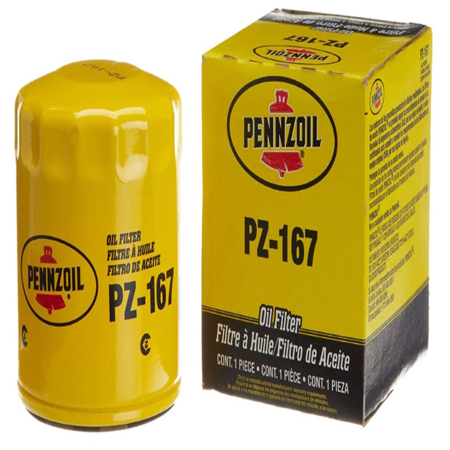 Pz167 Regular Spin-on Oil Filter For Automotive Use