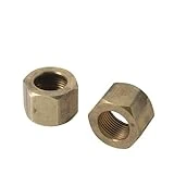 61-6 3/8 Inch O.d. Compression Nut, Rough Brass Finish