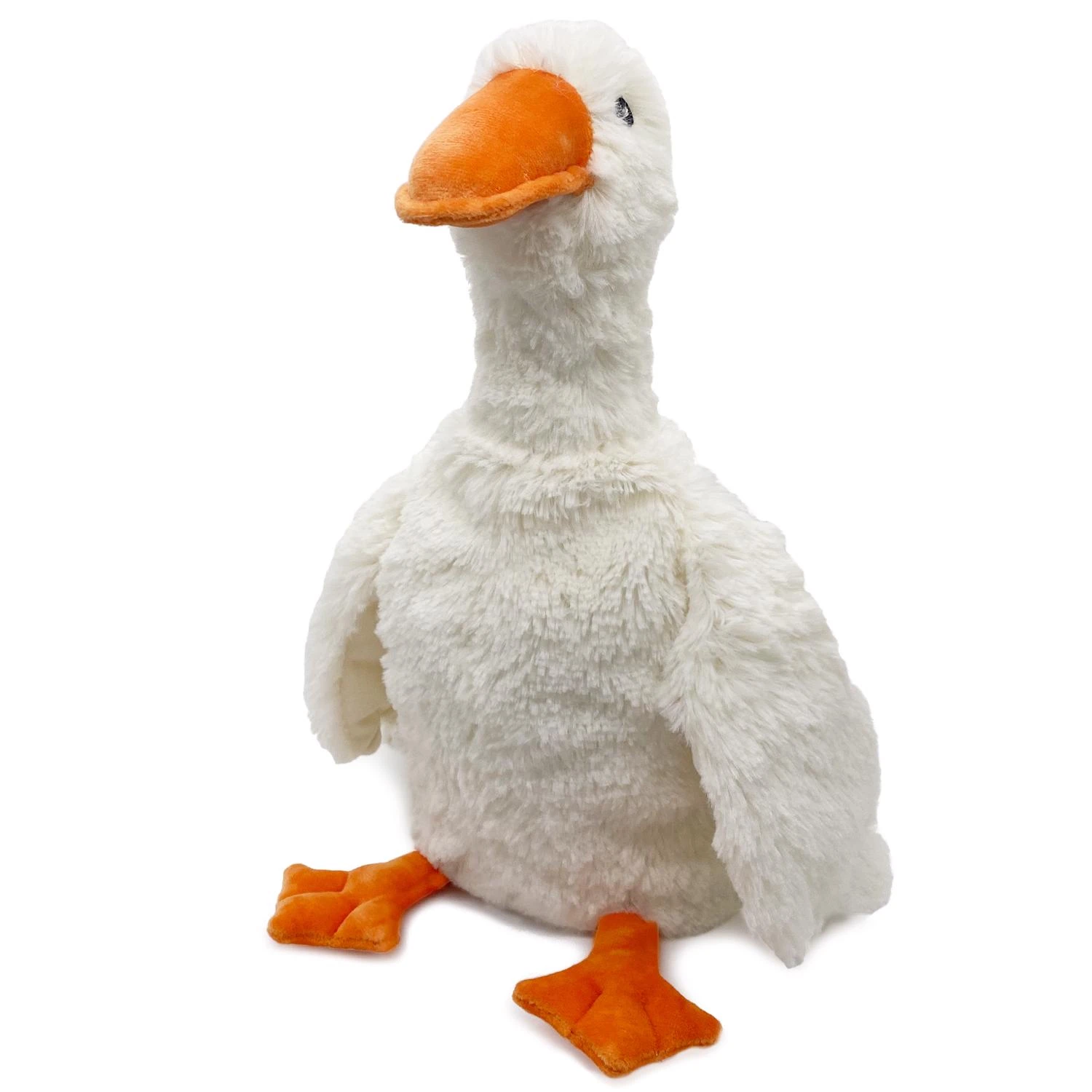 Cozy Plush Goose Stuffed Animal - Orange/white - 15 In