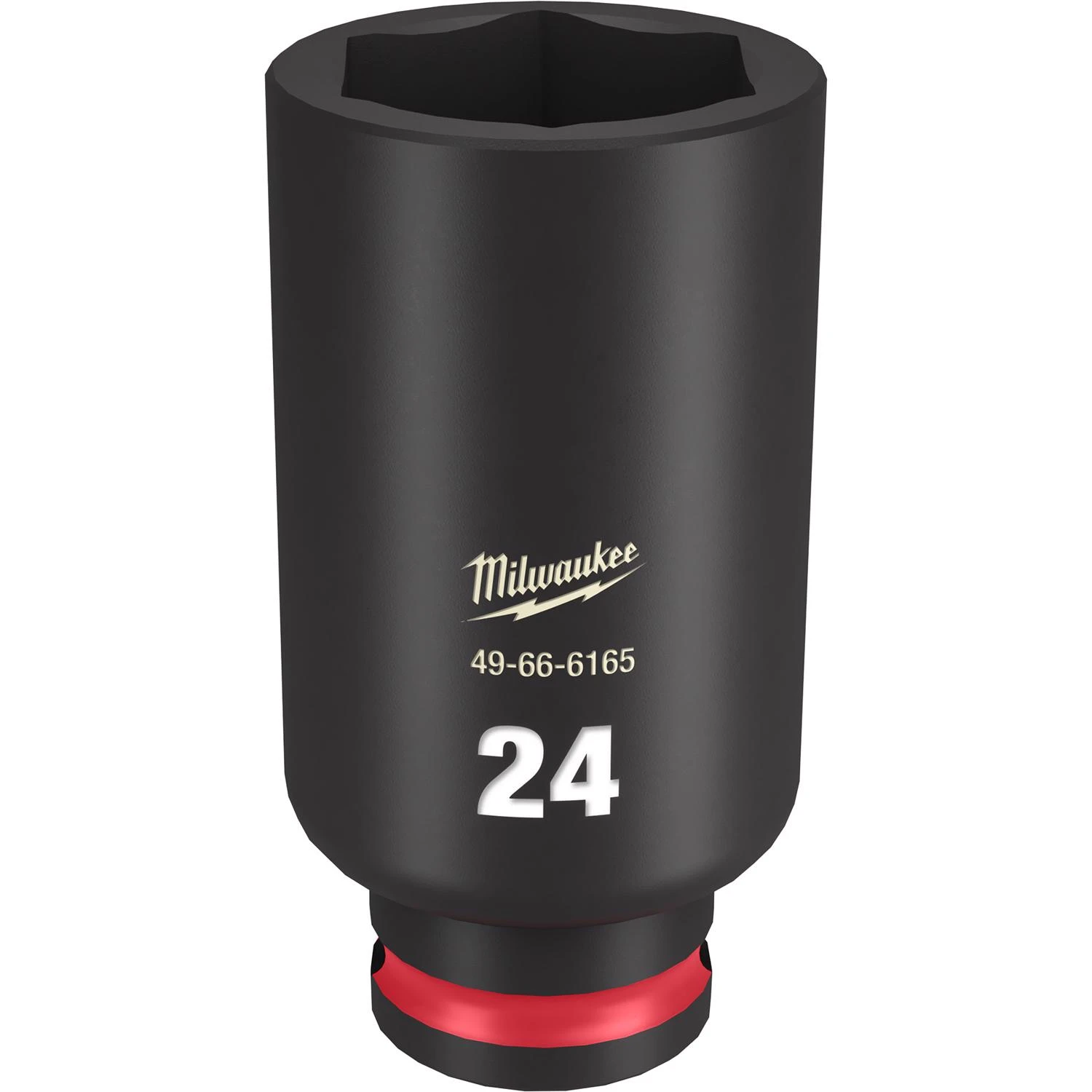 Shockwave 24 Mm X 3/8 In. Drive Metric/sae 6 Point Deep Impact Socket
