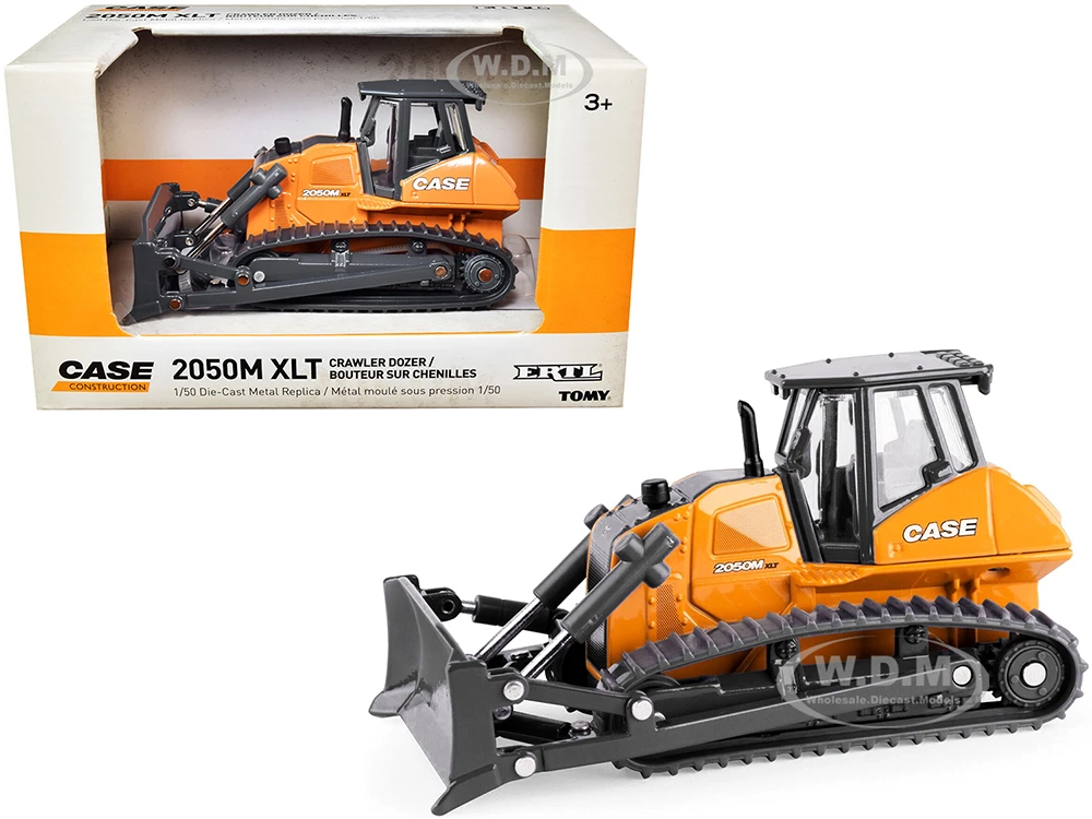 Case 2050m Xlt Crawler Dozer 1:50 Scale Diecast Model By Ertl Tomy