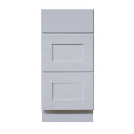Shb15d-a Designer White 15" Drawer Base Cabinet With Dovetail Drawers