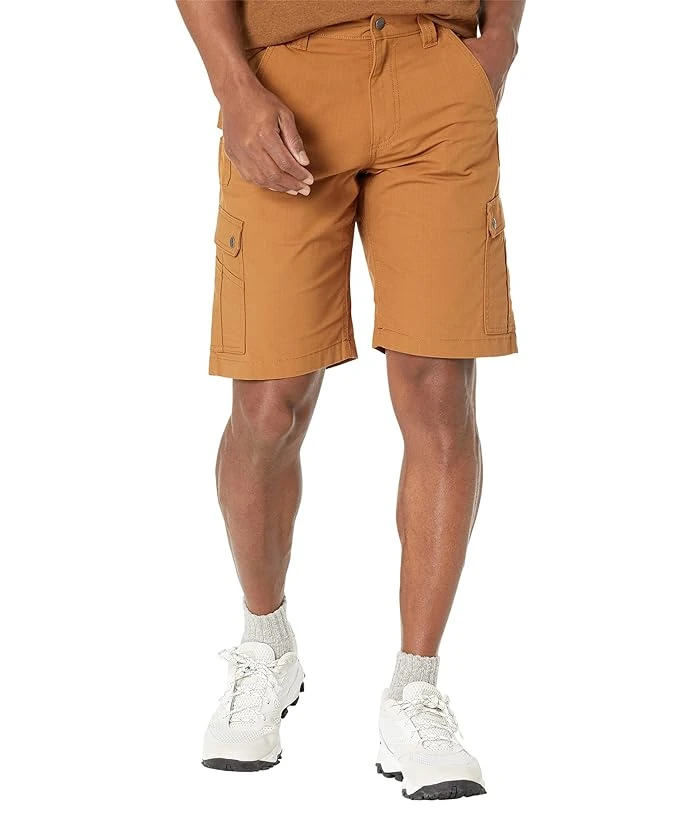 Men's Rugged Flex Relaxed Fit Ripstop Cargo Work Shorts - 33 - Carhartt Brown