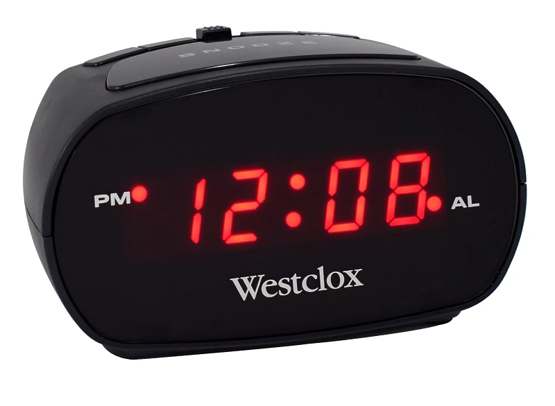 Digital Plug-in Alarm Clock With Adjustable Volume And Snooze Function - Model 71043