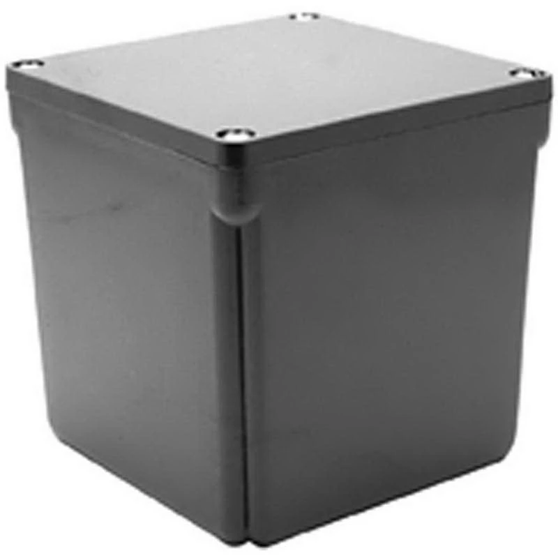Jb664 Pvc Junction Box - 6 X 6 X 4 Inches With Screwed Cover
