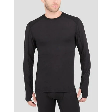 Men's 2.0 Thermolator Performance Crew Top - Black - Xlarge