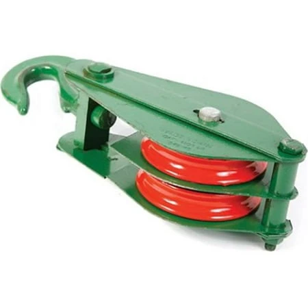 3250393 3 Inch Double Sheave Snatch Block For Heavy Duty Lifting