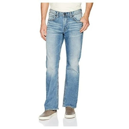 Men's Silver Jeans Co. Craig Relaxed Fit Bootcut Stretch Jeans, Size 34 X 30 - Indigo