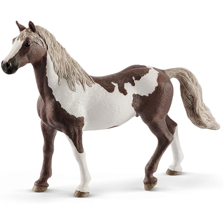 Schleich Horse Club Paint Horse Gelding Toy Plastic Brown/White