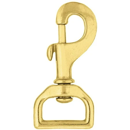 Flat Swivel Snap Solid Brass 1 Inch Heavy Duty