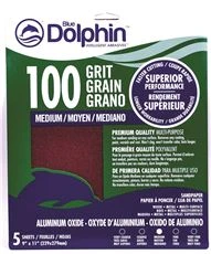Do it Best General Purpose 9 In. x 11 In. 100 Grit Medium Sandpaper (5-Pack)