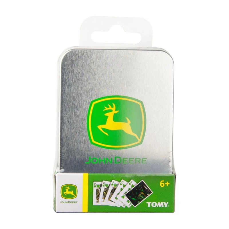 John Deere Playing Cards In Collectible Tin - Multicolored