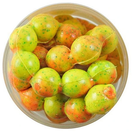 Powerbait Power Eggs Floating Magnum Fishing Soft Bait - Rainbow Garlic Flavor 0.5 Ounce