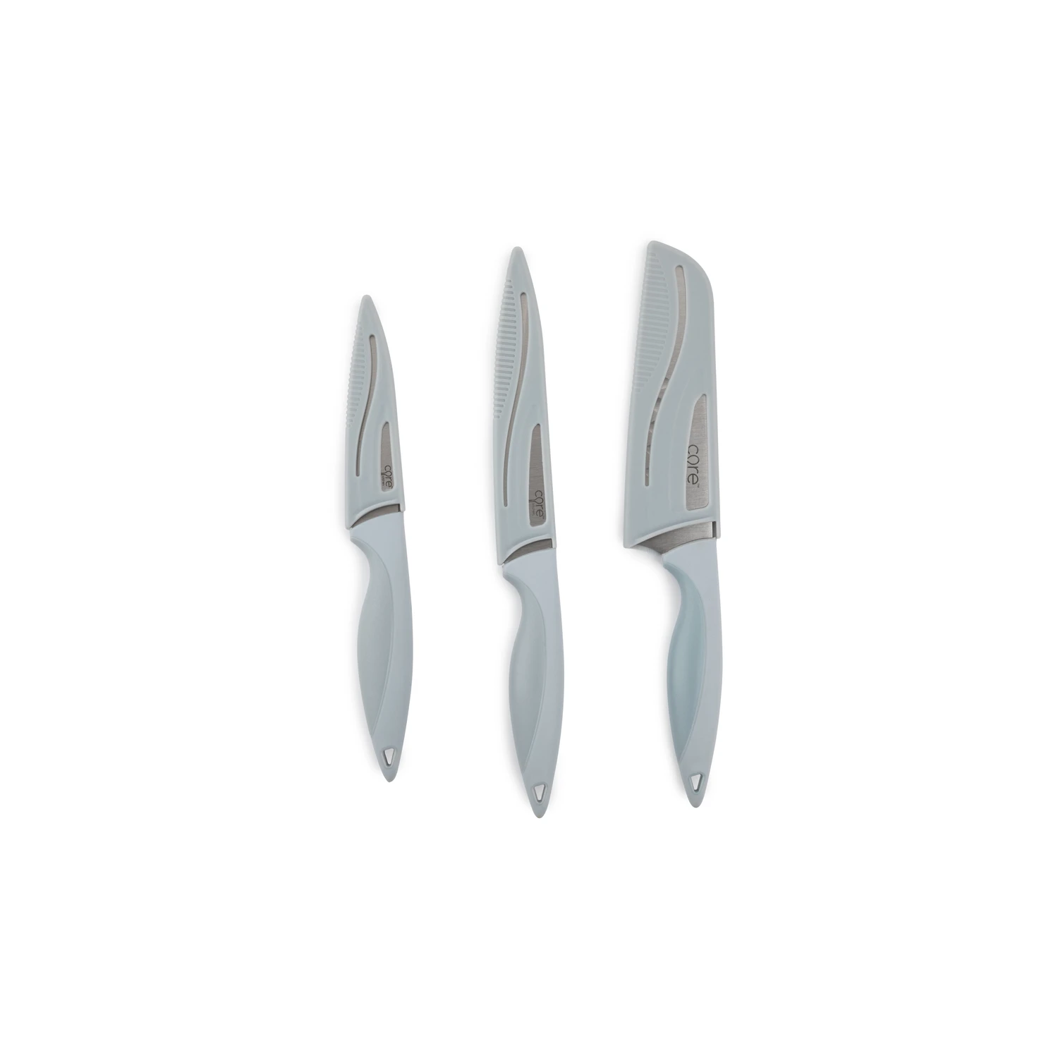 Stainless Steel Knife Set 3 Piece With Plastic Handle - Model Ac29922