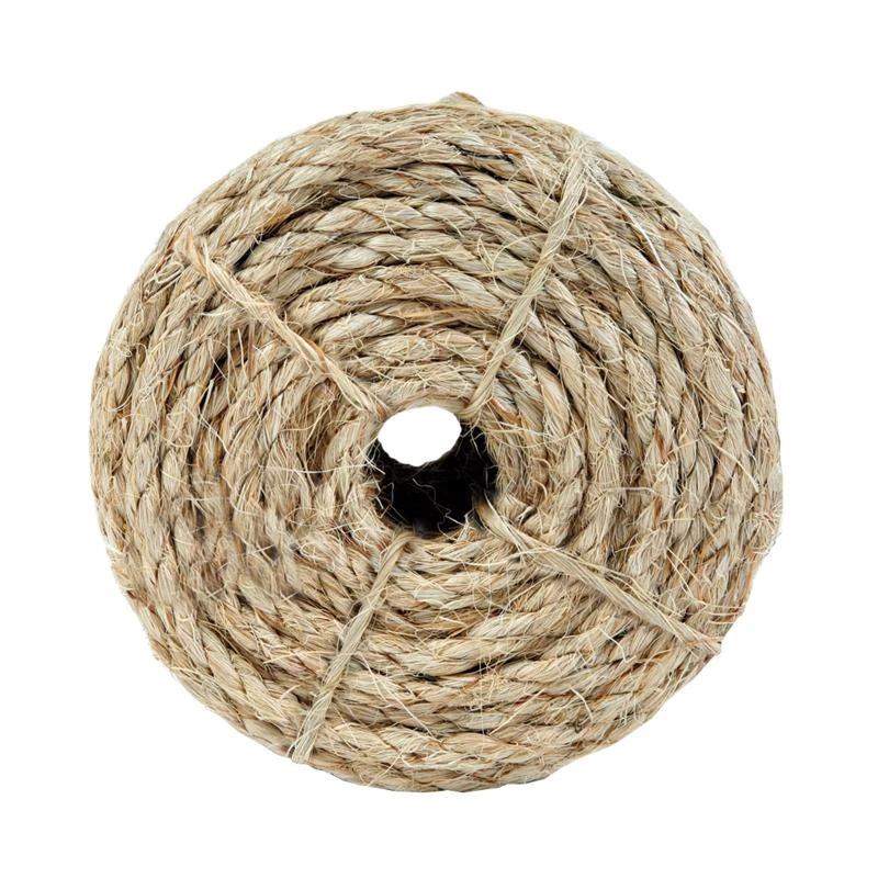 1/2 Inch Diameter X 50 Feet Length Natural Twisted Sisal Rope