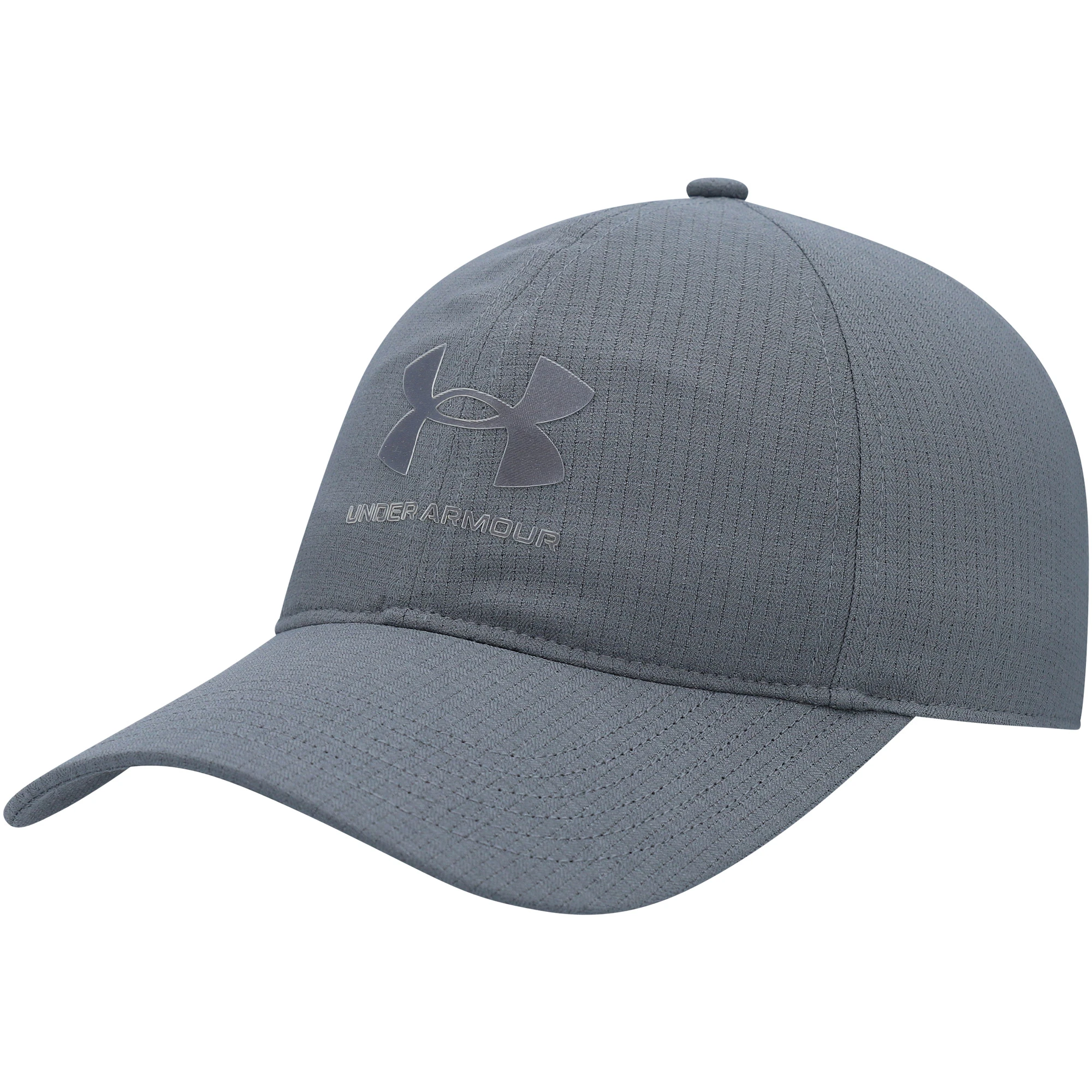 Men's Under Armour Armourvent Adjustable Hat, Pitch Gray/black, One Size Fits Most