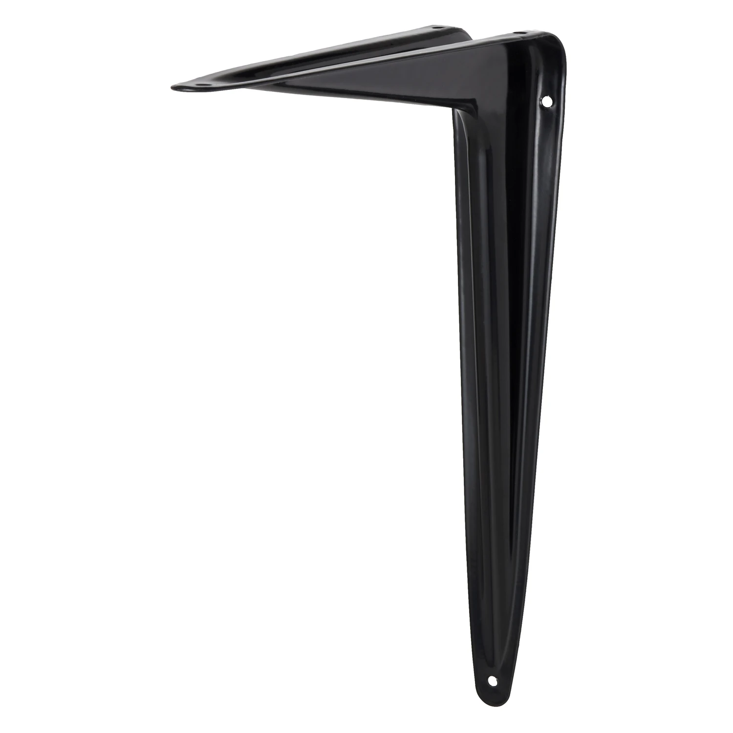 Black Steel Shelf Support 18 Gauge 12x14 In. L 100 Lb Capacity