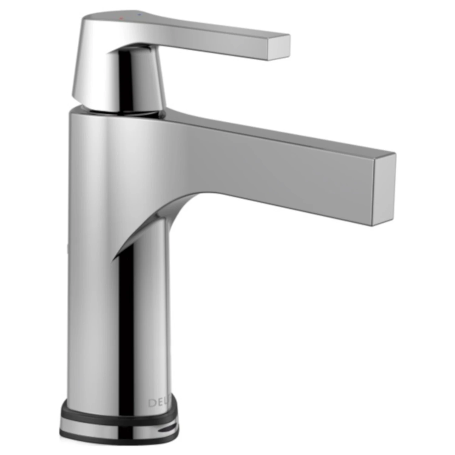 Zura Chrome Single-hole Bathroom Sink Faucet With Touch2o.xt Technology 4 In.