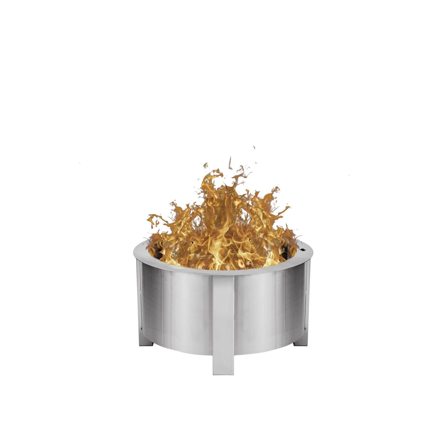 X Series 24 Stainless Steel Smokeless Fire Pit 24 In. Round Outdoor Fire Pit