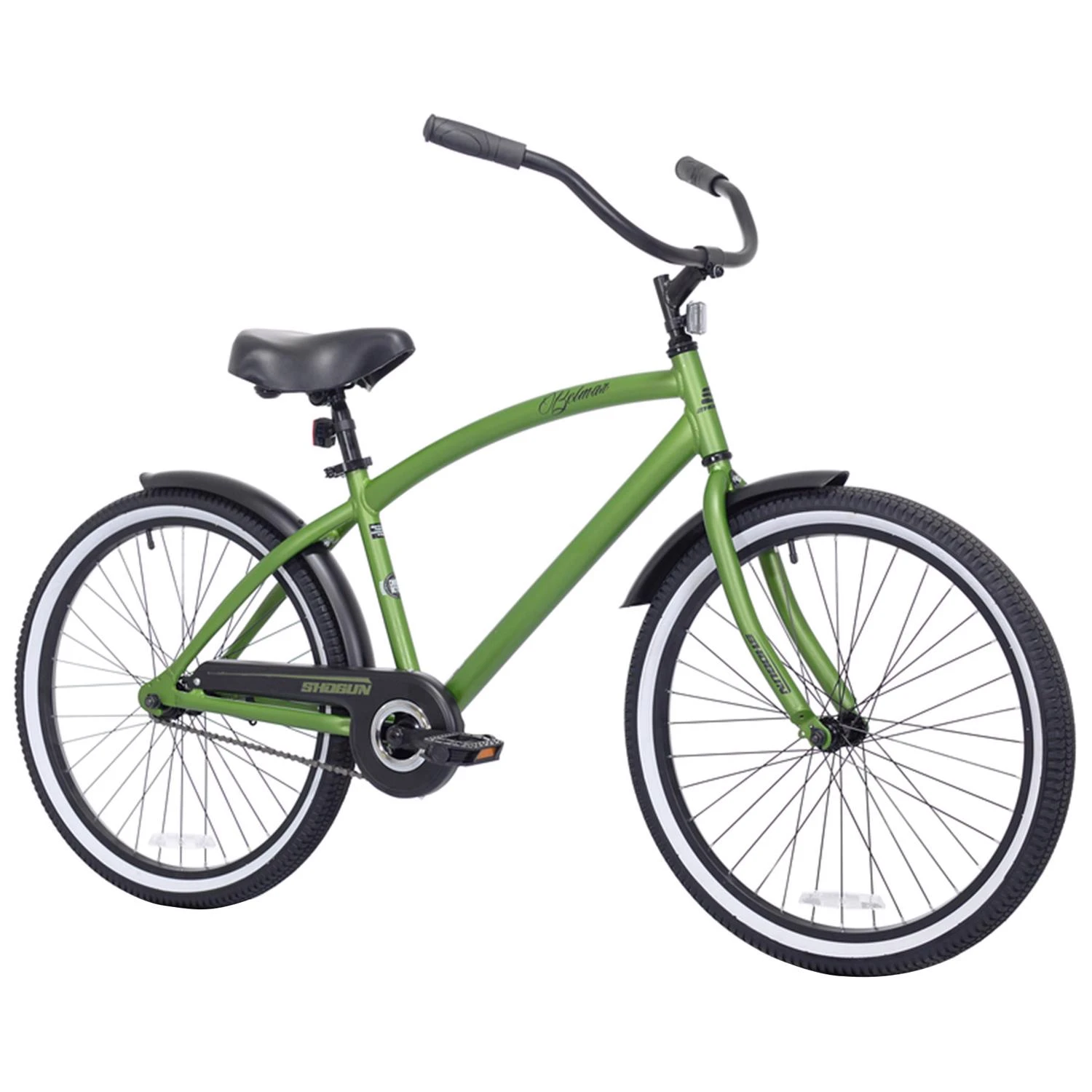 Shogun Belmar Boys 24 In. D Cruiser Bicycle Green Aluminum Frame