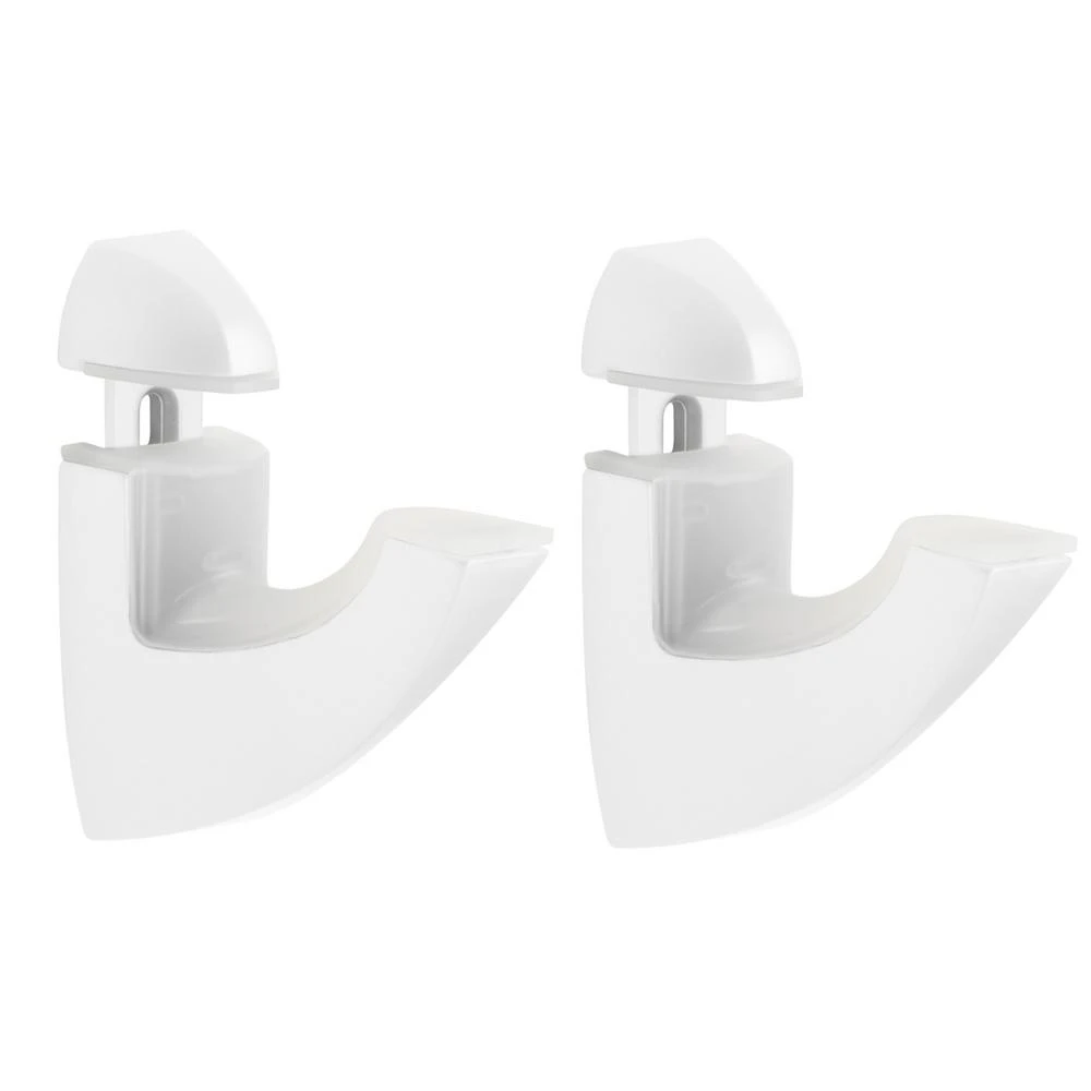 Scoop White Metal Shelf Bracket For 3/16 In. - 1 In. H Shelves