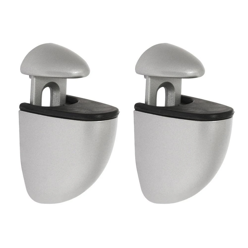 Jam Adjustable Opening Shelf Support 3/16 In. - 3/4 In. Silver