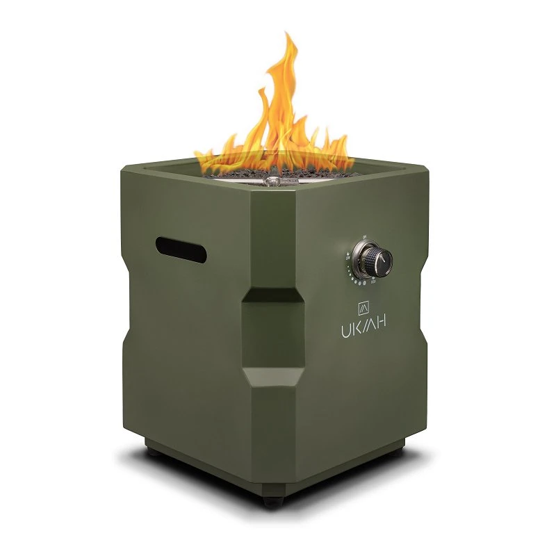 Tailgater X Portable 15 In. W X 17.5 In. H Square Steel Liquid Propane Fire Pit