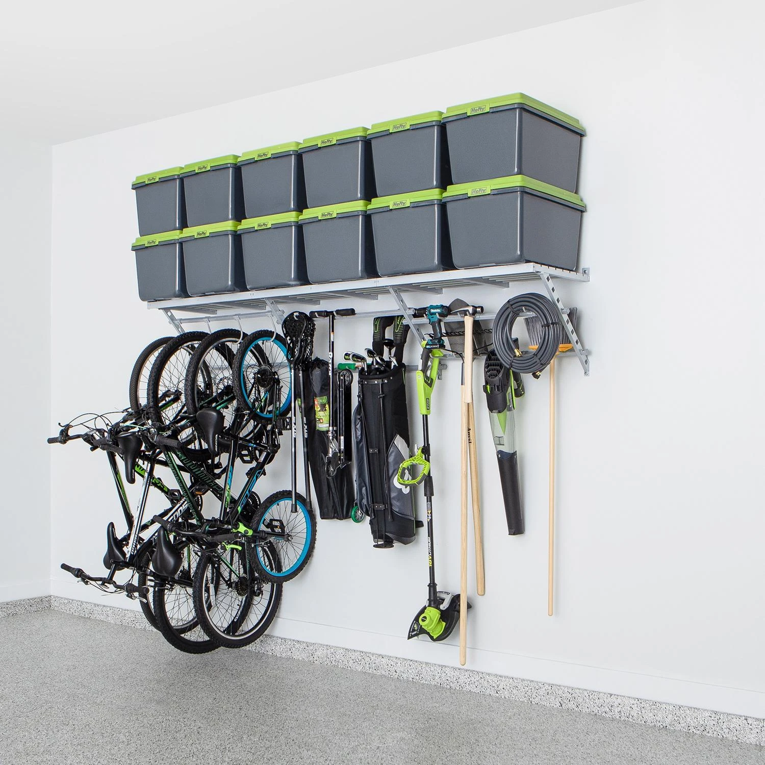 20 In. H X 96 In. W X 20 In. D Steel Shelf Kit With Adjustable Shelves